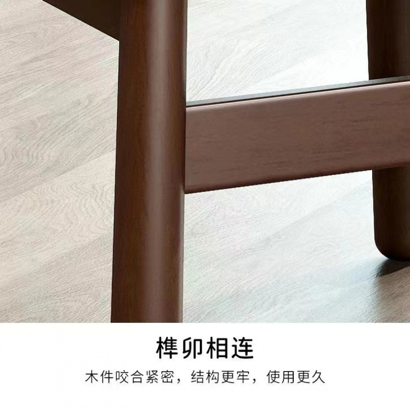 無垢材背もたれ椅子家庭用小さな椅子低スツール寝室の靴を交換するレトロなスツールリビングルームのスツール食事用|undefined