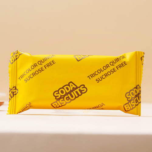 Huangji's new three-color quinoa sugar-free soda crackers boxed office snacks wholesale