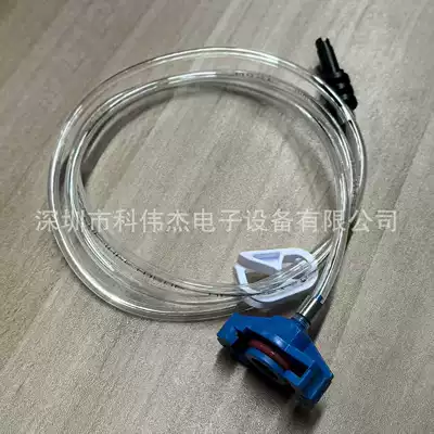 Yapışqan paylayıcı adapterlər blue connector dispensing syringe - 10cc4mm-tracheal-tube-with-leak-proof-clamp-adapter