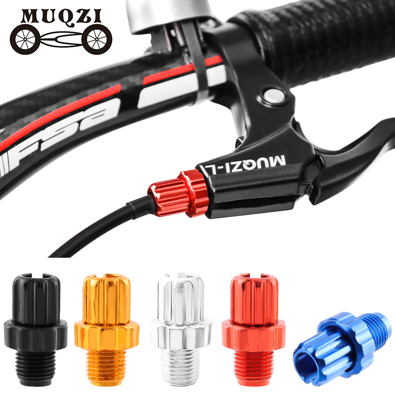 MUQZI handlebar brake lever aluminum adjustment nut M10 bolt bicycle brake lever adjustment screw