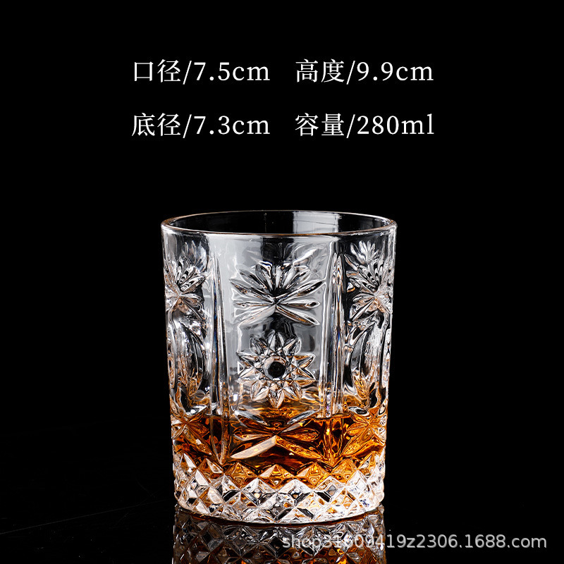 ヨーロッパ式水晶ガラスカップ家庭用洋杯ウイスキーカップセット創意大ビールカップ焼酎|undefined