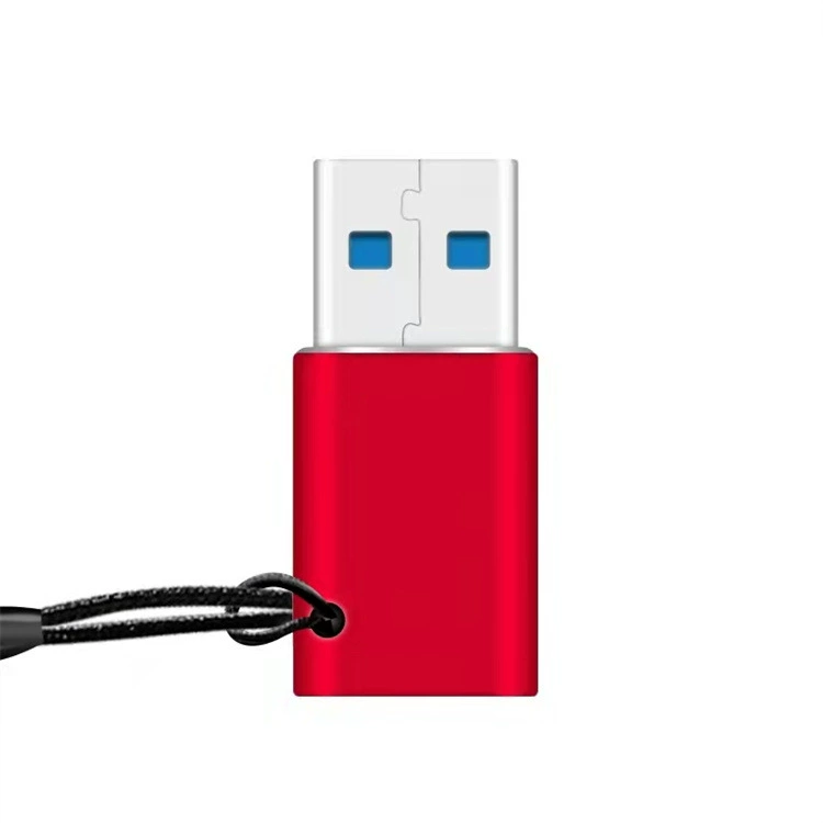 Переходник Type-C female на USB 3.0 для компьютера, зарядка Type-C интерфейс OTG адаптер конвертер