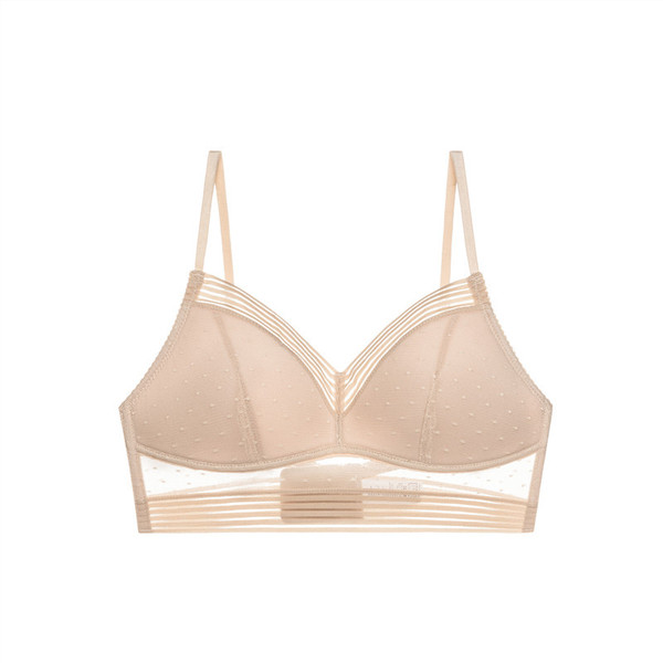 ultra thin sexy lace wireless bra