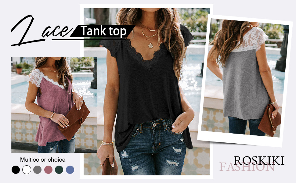 Lace Knit Vest Top