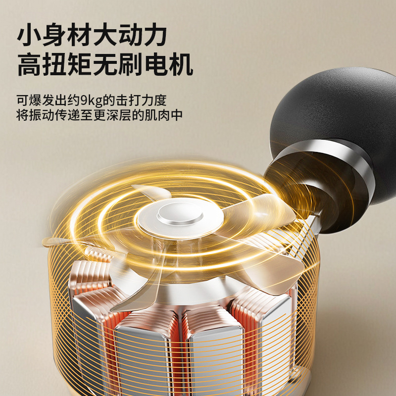 Nuevos productos transfronterizos pistola de fascia recargable mini masajeador muscular de acondicionamiento físico relajación eléctrica pistola de fascia profesional