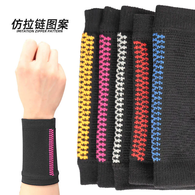 Защитная пленка для спорта на открытом воздухе Мужская и женская вязаная Защитная пленка для запястья под давлением Дышащая велосипедная Спортивная Защитная пленка для запястья под давлением