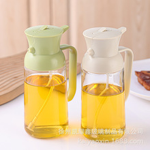 包邮喷倒一体玻璃瓶油壶雾化均匀不挂油喷油壶带把手厨房透明油壶
