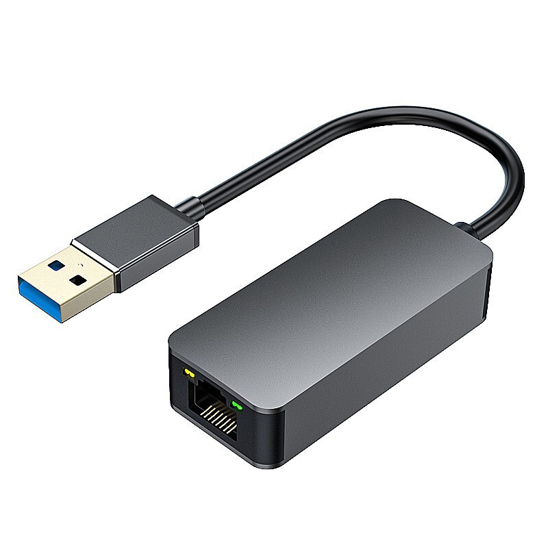 New 2.5G network card USB3.0 external network cable to rj45 interface 2500m game network card Gigabit driver-free