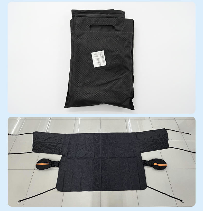 Car snow and sunshade Oxford cloth sunshade, winter waterproof and snowproof windshield car cover, thickened