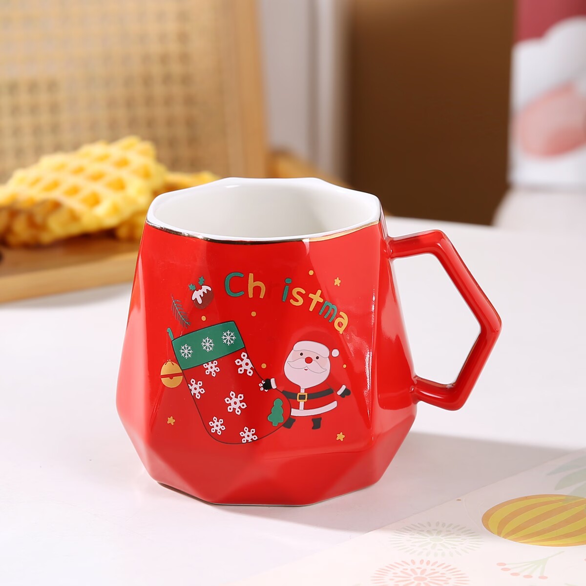 Christmas boots single cup red