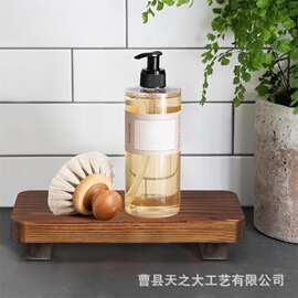 木质化妆品收纳架浴室洗漱用品香水整理架玄关香薰蜡烛架调料架