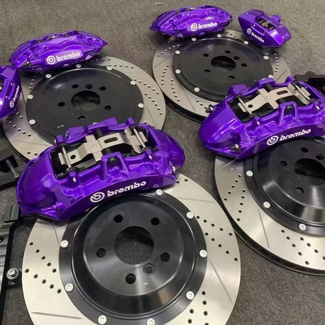 布雷博brembo V6前六后四活塞刹车卡钳套装适用任意车型18寸轮毂