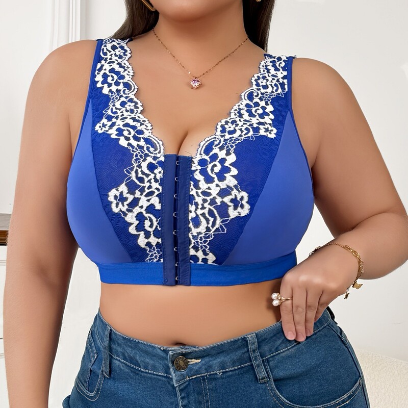 Cross-Border Lace Edge Large Size Push-Up Side Breast Adjustment Underwear Large Size Sexy Underwear Set Without Rims Cross-Border Lace Edge Large Size Push-Up Side Breast Adjustment Underwear Large Size Sexy Underwear Set Without Rims