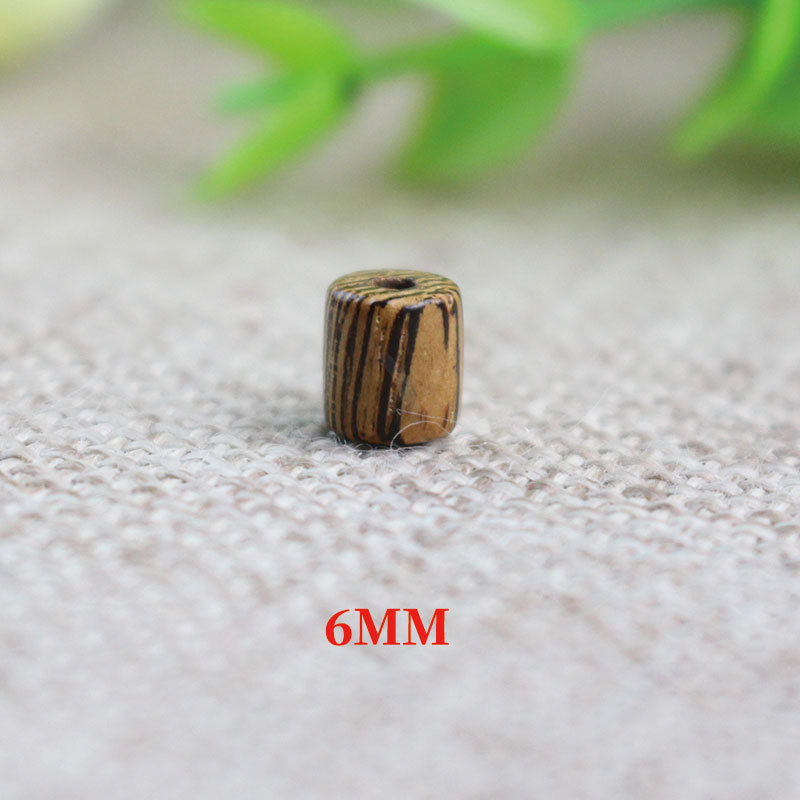 Cuentas sueltas de madera de ala de pollo al por mayor, cuentas de madera, cuentas redondas, cuentas de tres vías, accesorios de abalorios DIY para torres budistas, artesanías hechas a mano para el Año Nuevo del Caballo.