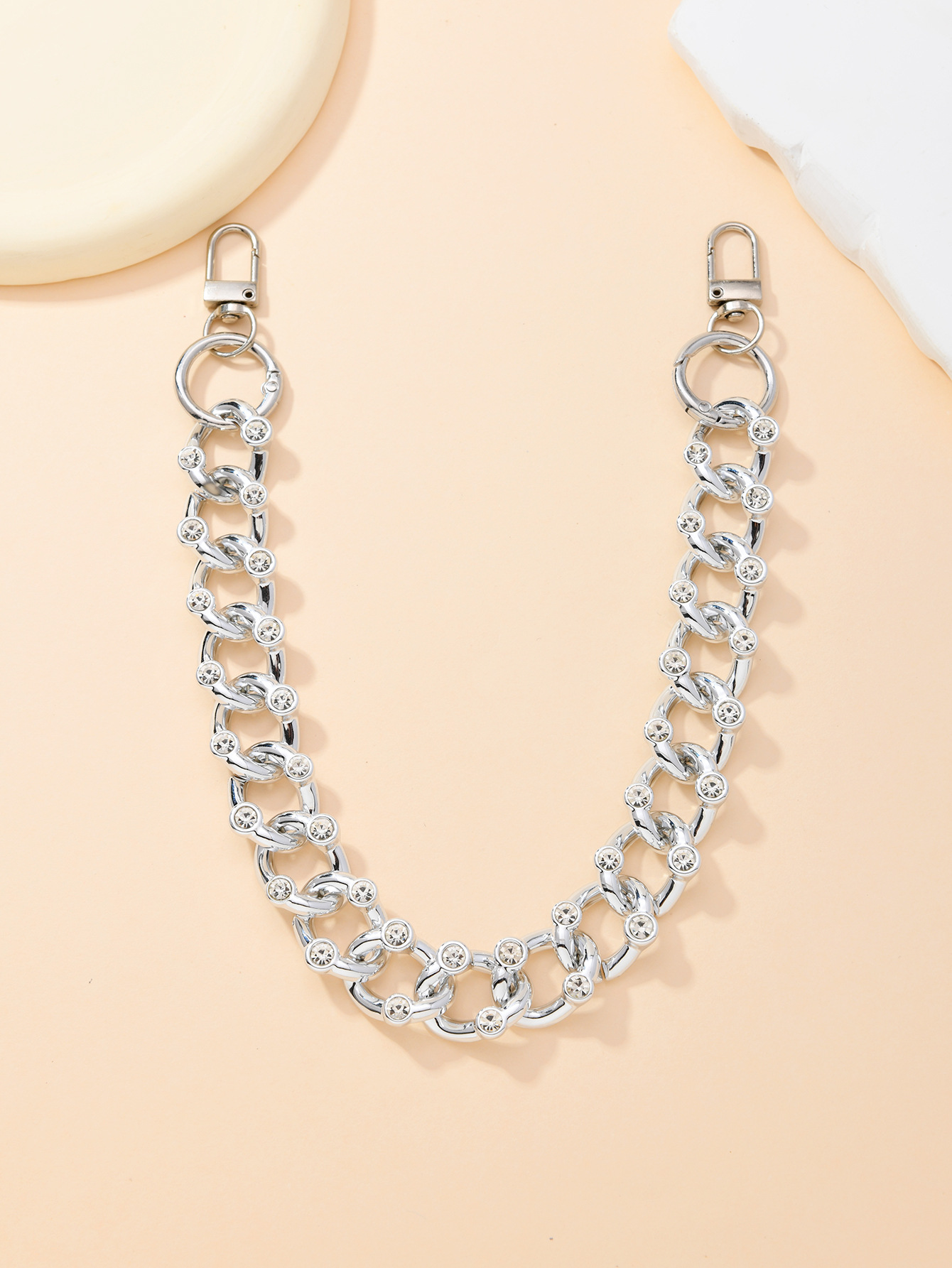 Pulseras de diamantes completos UV DIY accesorios de joyería cadena de diamantes bolsos de cadenas de teléfonos móviles cuerdas colgantes llaveros bolsos hechos a mano image 13