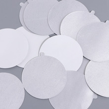 自粘胶垫玻璃胶铝箔白膜垫片拉耳款易撕瓶盖密封圈塑料瓶封口膜