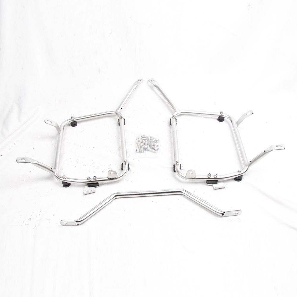 Adecuado para Yamaha mt09 marco lateral de acero inoxidable motocicleta instalación sin pérdidas caja lateral soporte de liberación rápida estante