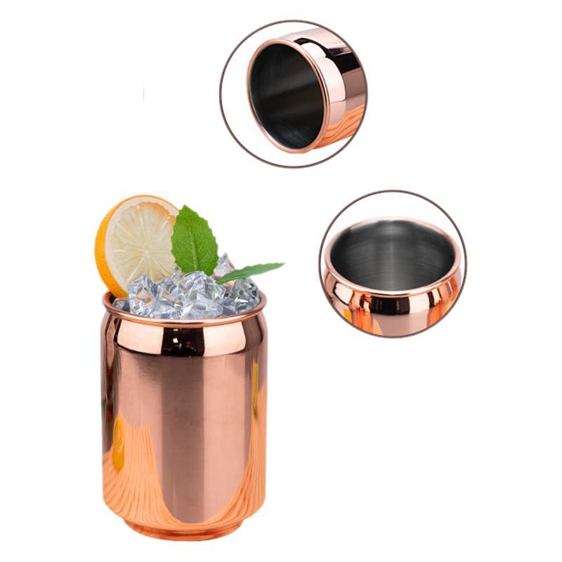 Acero inoxidable nueva taza de metal 304 taza de agua de una sola capa creativa Coca-Cola lata bar taza de cerveza de cóctel