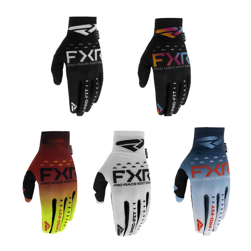 FXR New 24 개의 새로운 터치 스크린 초박형 초경량 라이딩 오프로드 오토바이 내마모성 미끄럼 방지 통기성 장갑 gp