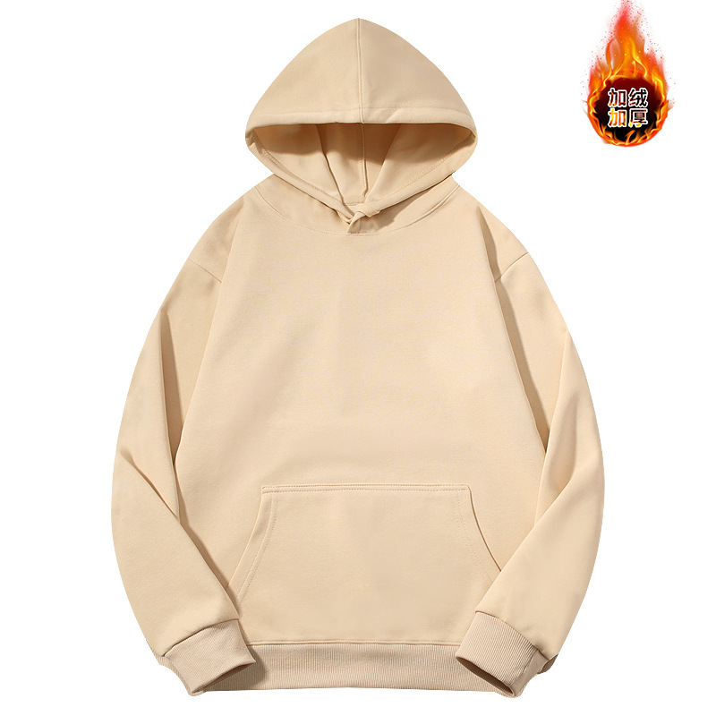 400g suéter con capucha de terciopelo de zorro plateado pesado más suéter con capucha suelto de terciopelo grueso para hombre suéter suelto de otoño e invierno