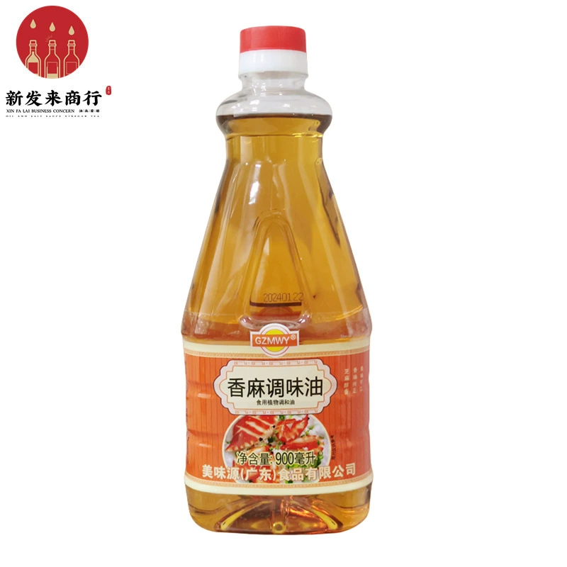 [900 мл * 12 бутылок] Гуандун вкусный источник ароматный кунжутный приправа масло съедобное растительное смешанное масло