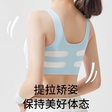 少女内衣学生初中女发育期女孩文胸女大童青少年女生运动薄款背心