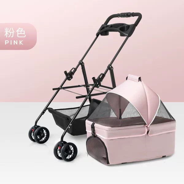 Pink [Detachable Basket + Dinner Plate LC01