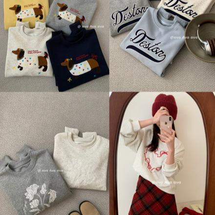 Special Offer Welfare South Korea Sweatshirt Spring Thin Cartoon Letter Printing Loose All-match Fashion Round Neck Top for Women Special Offer Welfare South Korea Sweatshirt Spring Thin Cartoon Letter Printing Loose All-match Fashion Round Neck Top for Women