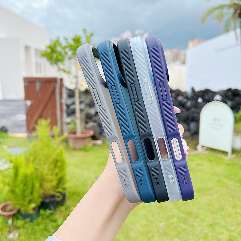 肤感磨砂苹果17promax手机壳简约 iPhone16/15半透14防摔13保护套|undefined