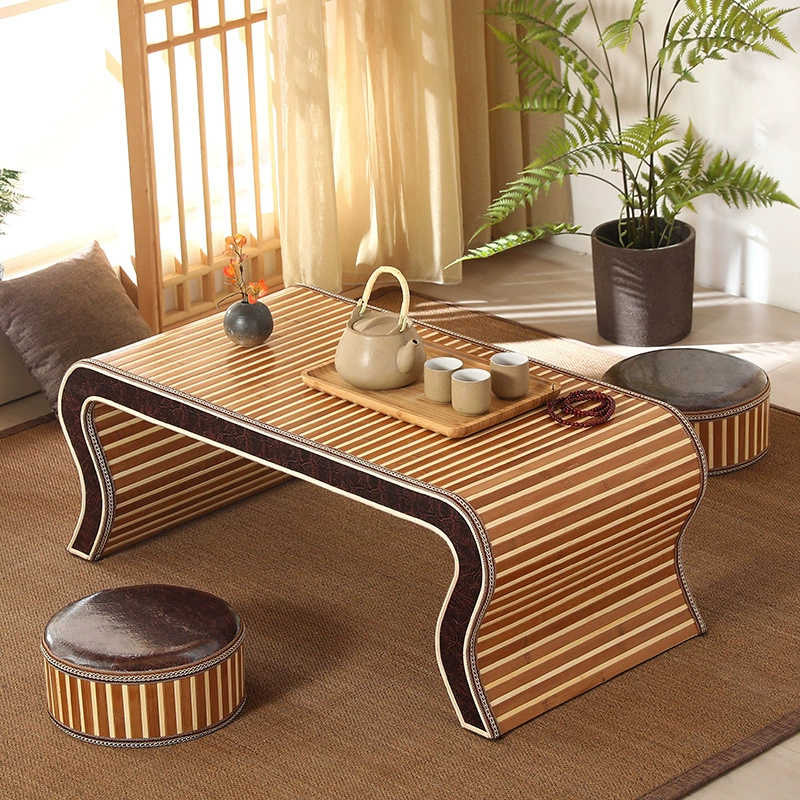 Новый детский сад в китайском стиле журнальный столик в национальном стиле напольный эркер окно низкий балкон стол в китайском стиле летний журнальный столик с татами из бамбука и дерева