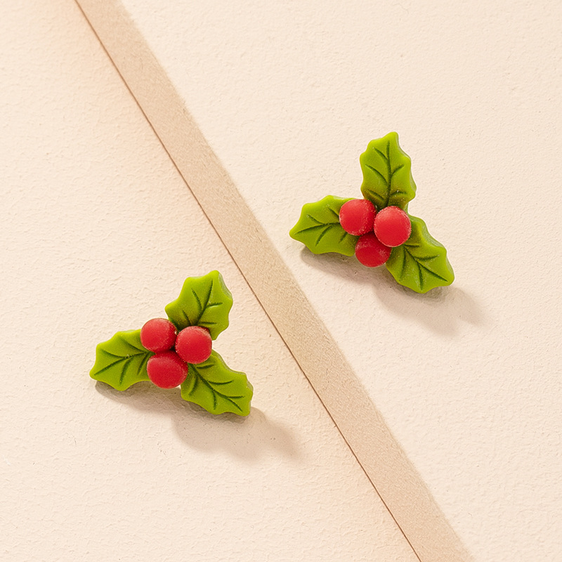 Nouvelles Boucles D&#39;oreilles Cerises À La Mode Simples display picture 4