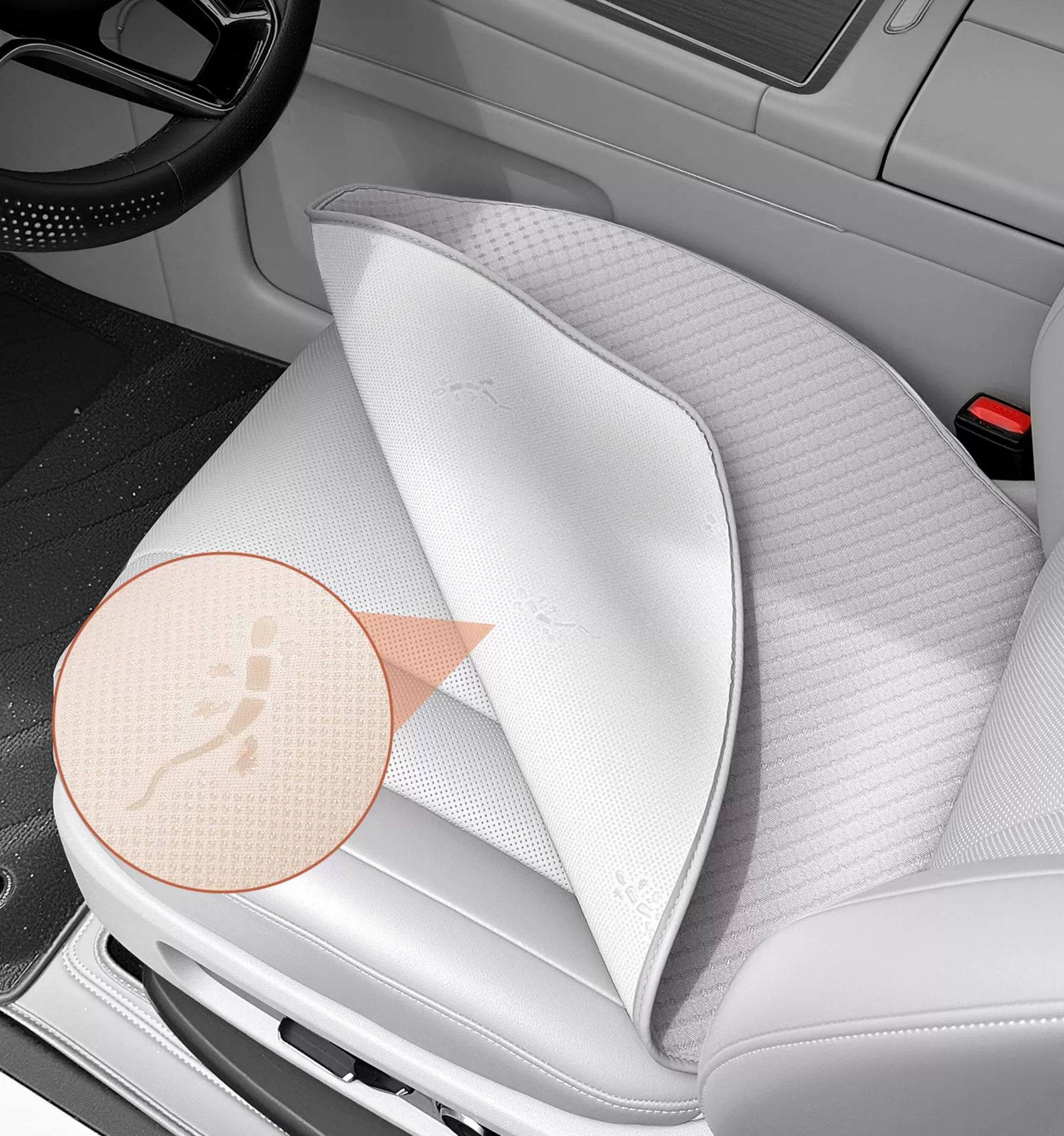 Ideal Car Seat Cushion I6I8L6L7L8L9 Non-Slip Knitted Seat Cushion Universal for All Seasons Seat Cover Ventilation and Breathable Supplies