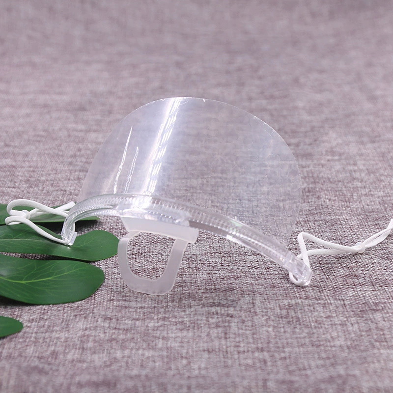 Transparent plastic medical mask