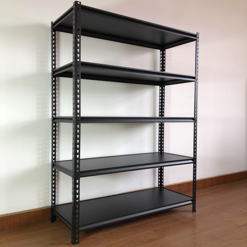 轻型角铁置物架仓储式轻型角钢货架高度可调节可拆装多层角铁货架