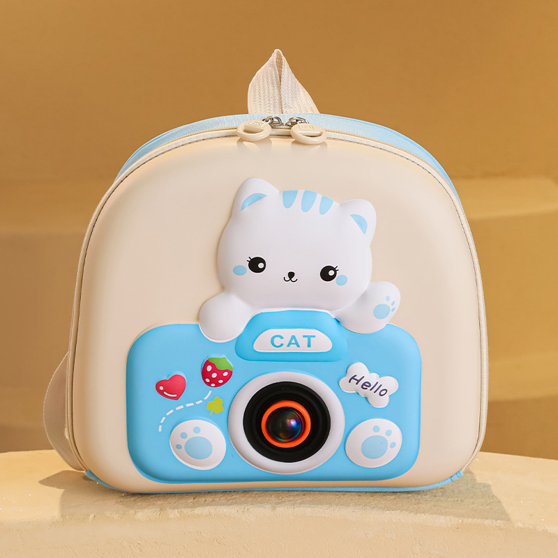 2025 nuevo modelo coreano de la mochila de luz flash de cáscara dura para niños niñas y niños mochila de jardín de infantes lindas mochila pequeña de dibujos animados