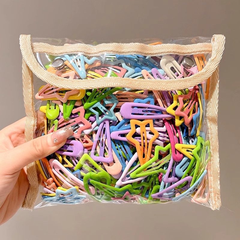 Dopamina para niños estrella de color clip para el cabello niñas lindas clip para el cabello tocado frente clip para el cabello BB clip