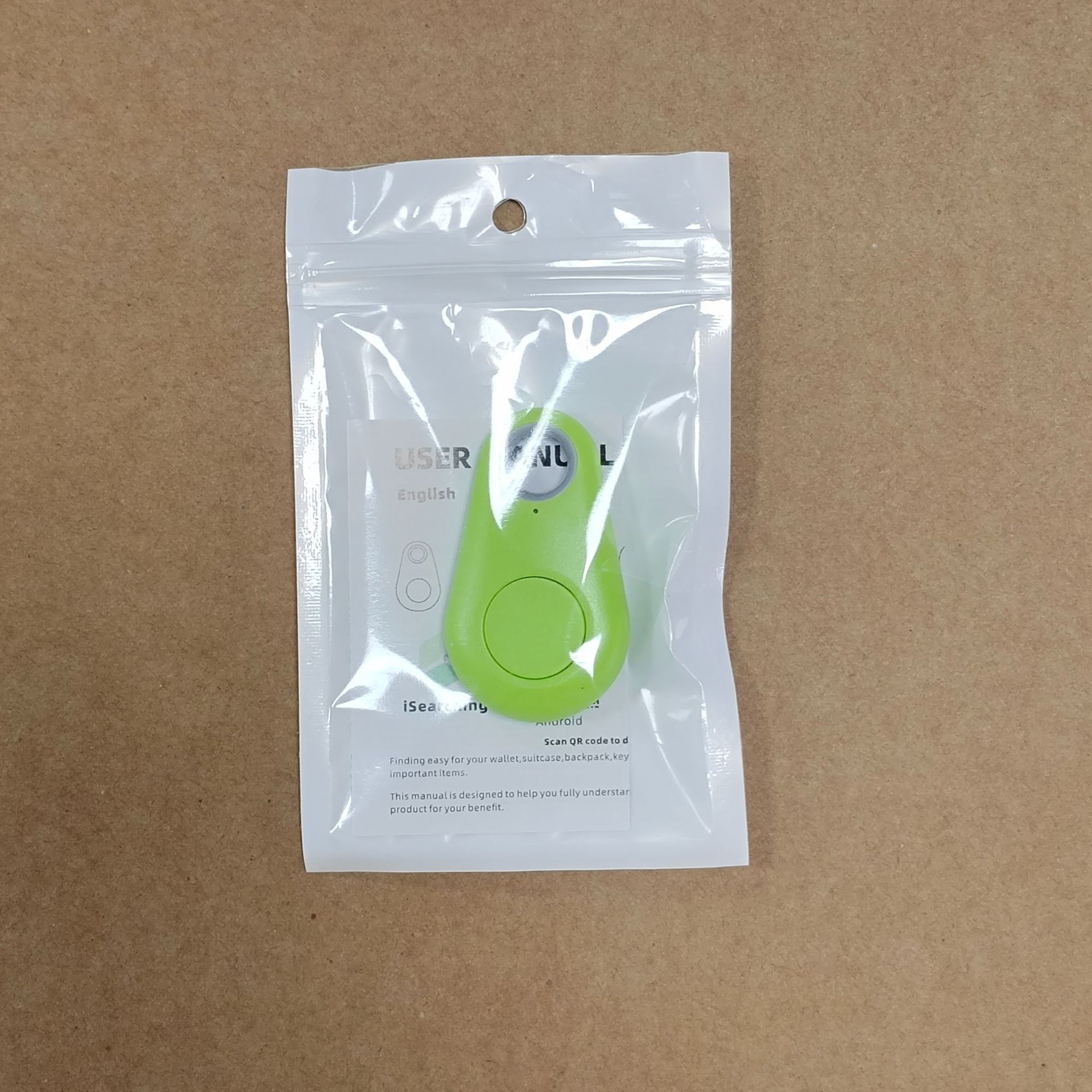 Localizador Bluetooth bidireccional con certificación internacional para llaves, billeteras, mascotas y objetos de valor, con recordatorio de gota de agua y función antipérdida, disponible en fábrica.