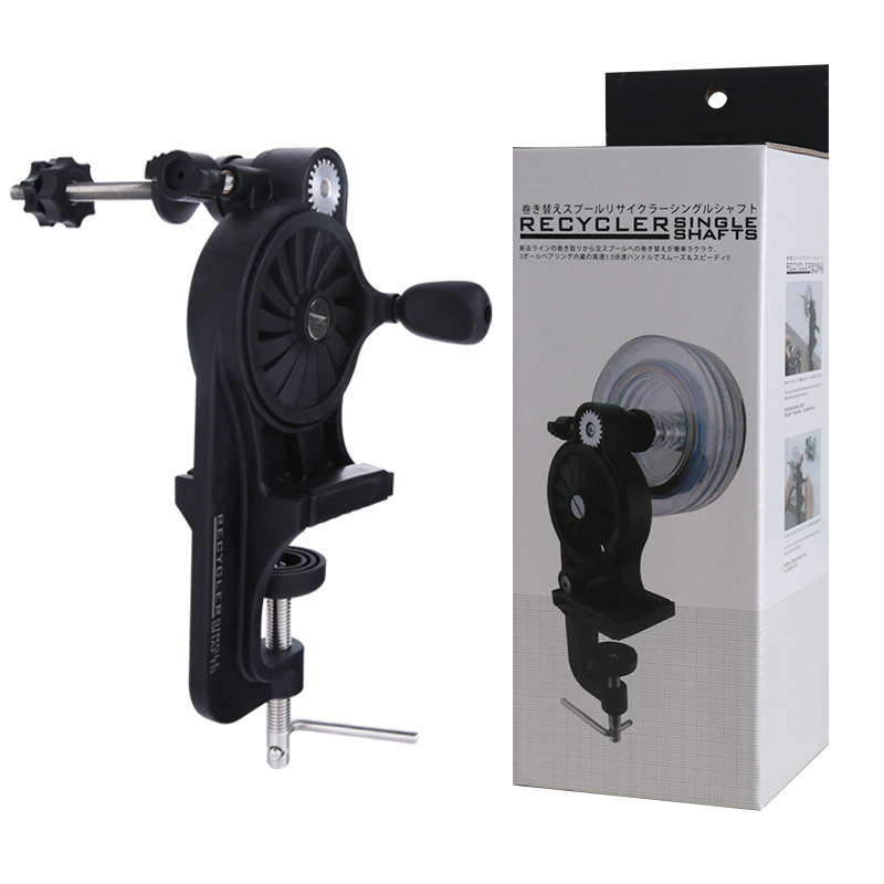 Carrete de pesca dispositivo online carrete de pesca Winder línea de pesca Winder dispositivo online de pesca Pesca rueda giratoria tambor bobinado línea colector de línea