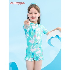 Kappa Children's Swimwear Summer Girls' One-piece Swim Suit for Toddlers and Young Girls, Cute Princess Style, New Arrival for 2023