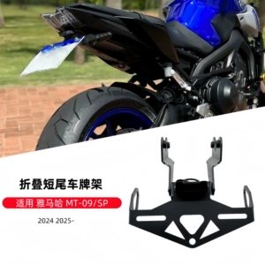 Yamaha Mt-09/Sp 2024 2025- üçün qatlana bilən qısa quyruq nömrə nişanı tutacağı