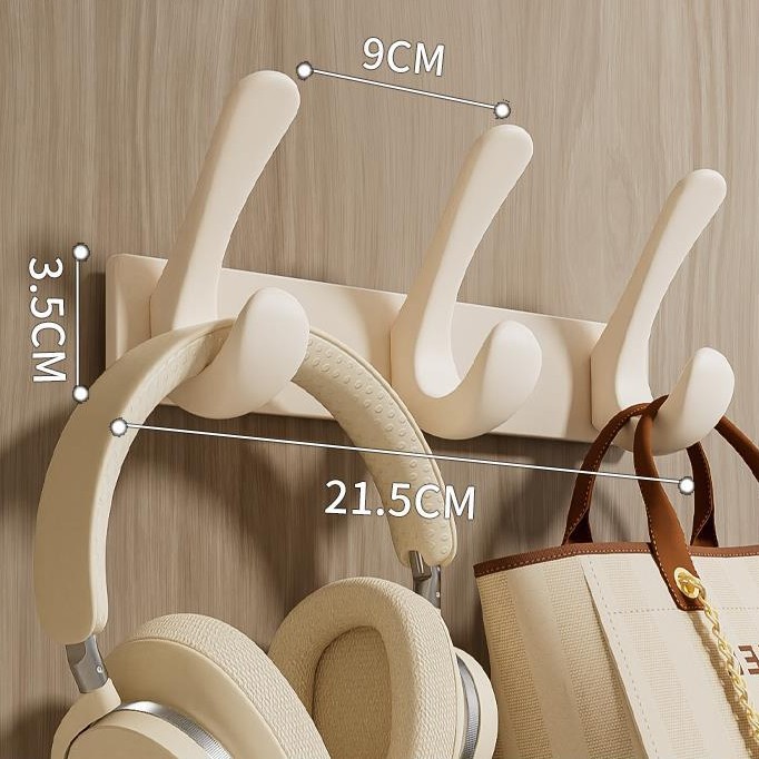 gancho de perforación no perforado tipo pared baño cocina dormitorio puerta de pared percha de ropa fuerte gancho de carga