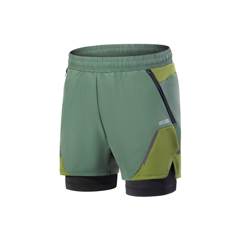 Outdoor Sports Running Shorts for Men, Breathable (with Lining), Marathon Quick-Drying, Sweat-Absorbent, Color-Blocked Bra Outdoor Sports Running Shorts for Men, Breathable (with Lining), Marathon Quick-Drying, Sweat-Absorbent, Color-Blocked Bra