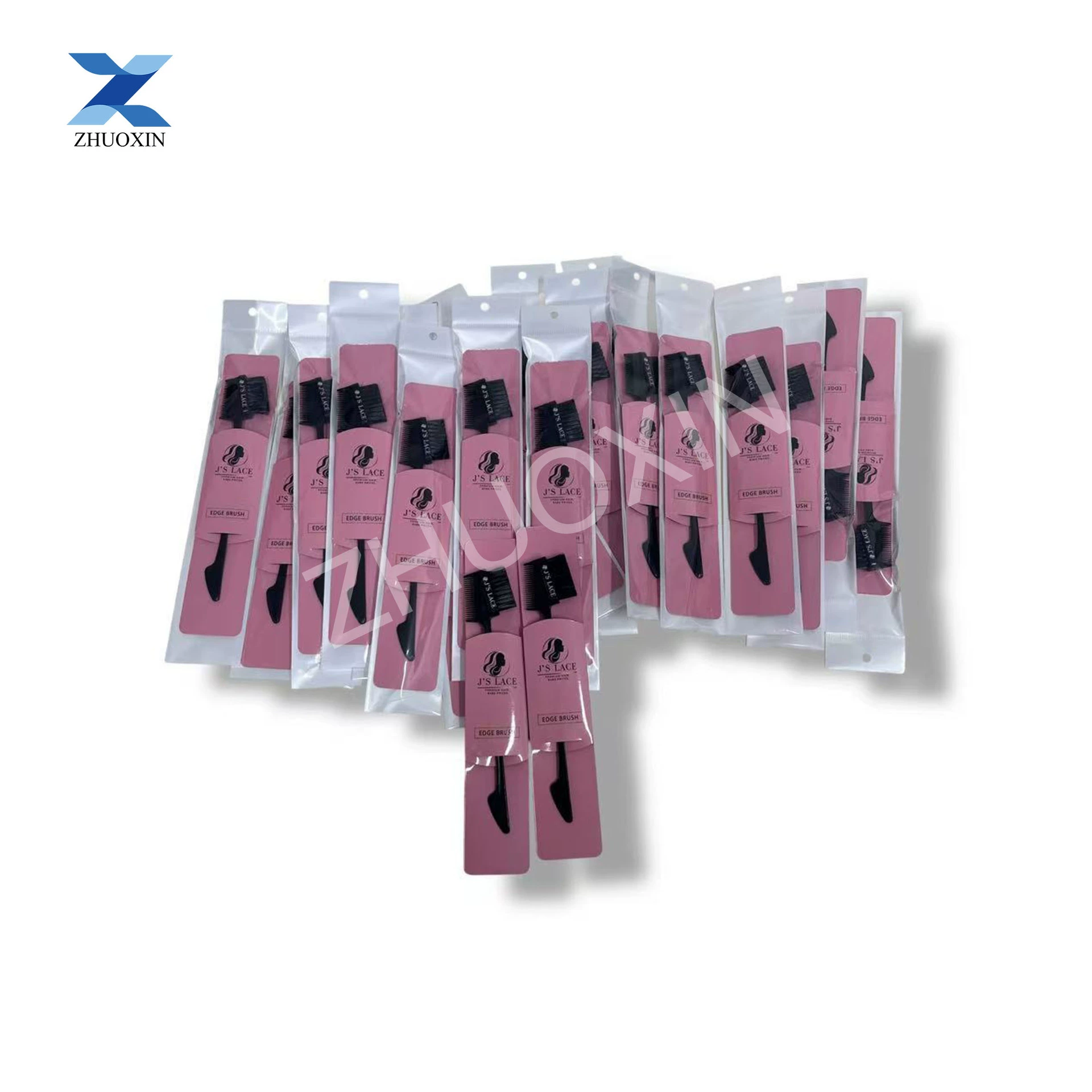 Amazon custom packaging edge brush edge brush modification broken hair comb makeup brush cleaning brush eyebrow comb
