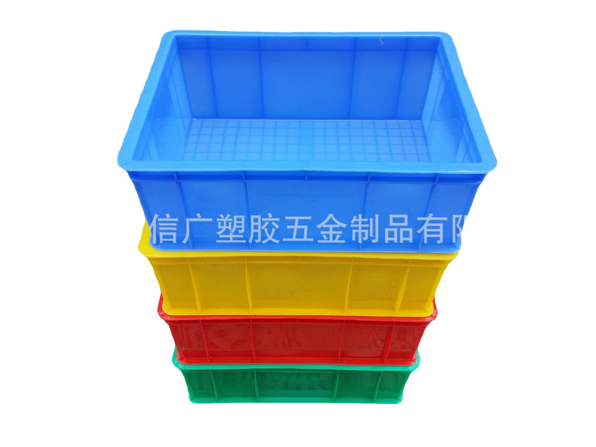 工业专用塑胶周转箱 防静电黑色塑胶箱 加厚耐摔塑胶箱