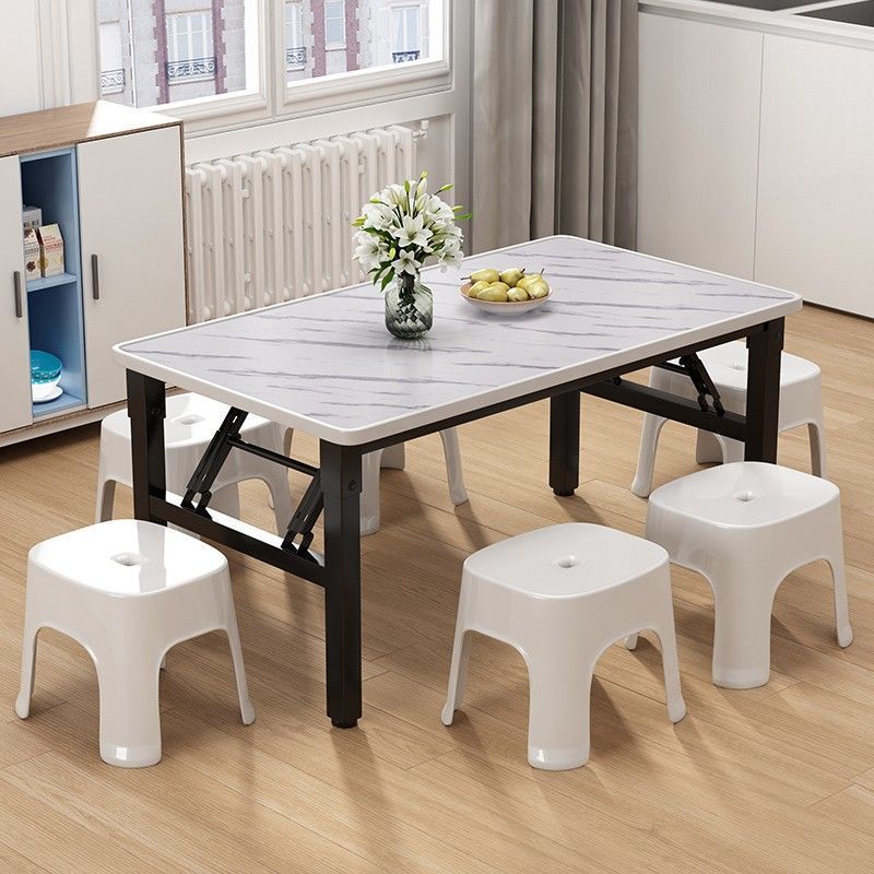 Foldable Dining Table, Small Apartment Rental Dining Table, Home Living Room Coffee Table, Simple Small Table, Low Table, Street Stall Table