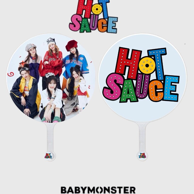 babymonster宝怪小扇王大扇王周边郑雅贤ASA明星粉丝应援DIY|undefined