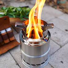 Outdoor wood burning stove folding stainless户外柴火炉