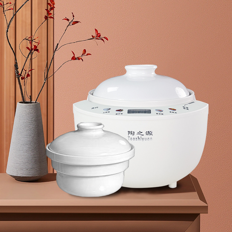 陶之源陶瓷内胆电饭煲无涂层电饭锅煮粥锅智能煲汤预约内胆全套