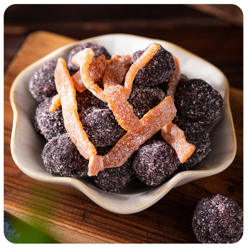 Chenpi Rock Sugar Plum 500g Large Jar Preserved Plums Nine-Piece Preserved Plum Dried Fruits Nostalgic Leisure Snacks