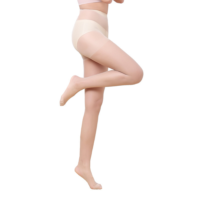 女性用ストッキング夏超薄型黒パイナップルパンスト春と秋の引っ掛かり防止薄いロングチューブ肌色の素足アーティファクト|undefined